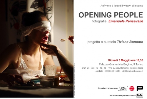 OPENING PEOPLE  Installazione Fotografica di Emanuele Pensavalle